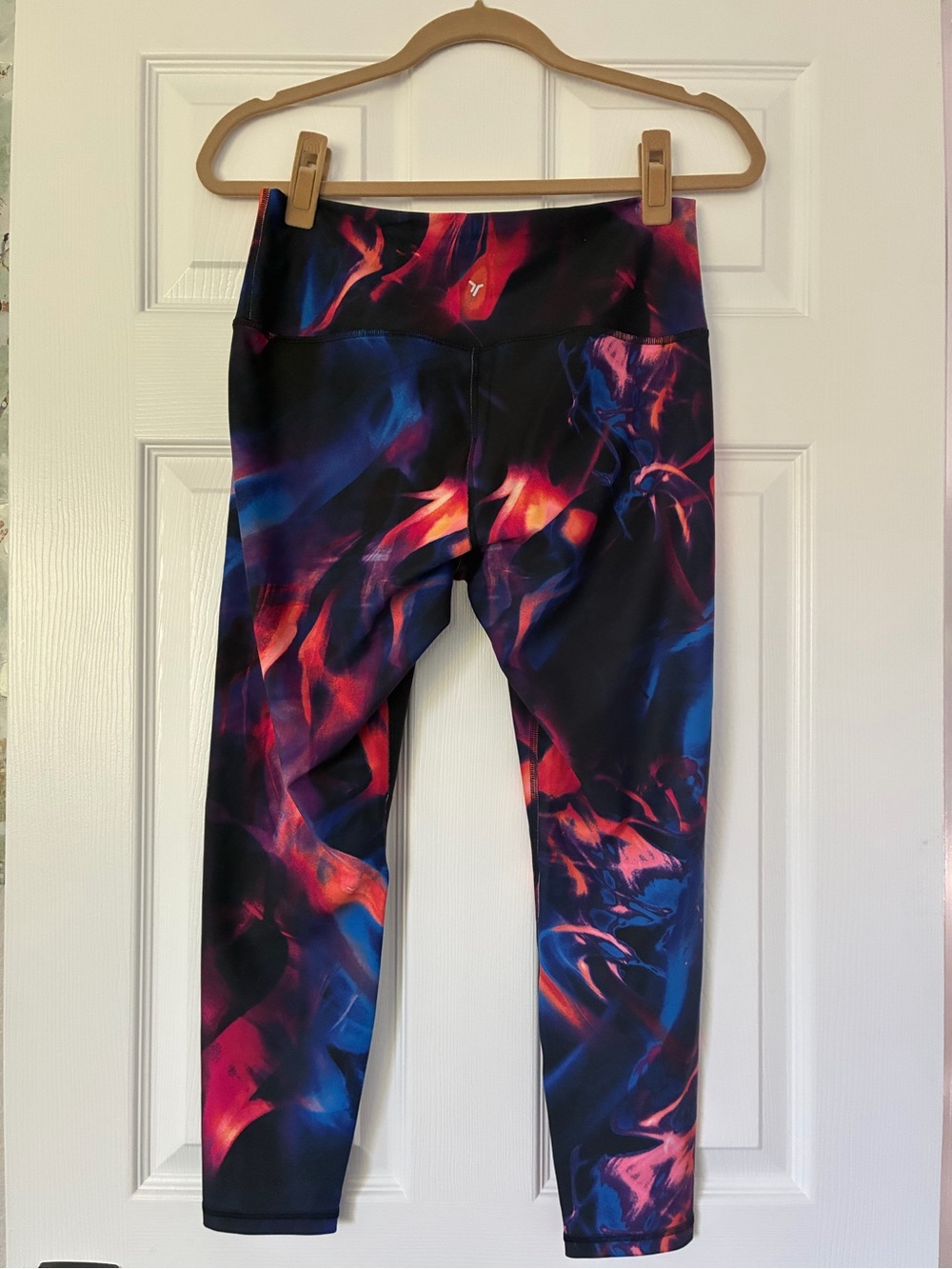 Old Navy Multicolor Swirl Athletic Leggings Women’s Size L